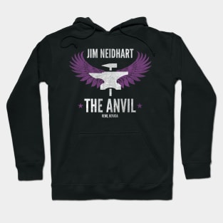 The Anvil T-Shirt Black Distressed Hoodie